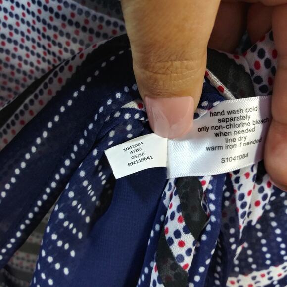 Lane Bryant Chiffon Over Top Cover Up Shirt Lightweight Kimono Style Size 18/20 - Picture 7 of 7